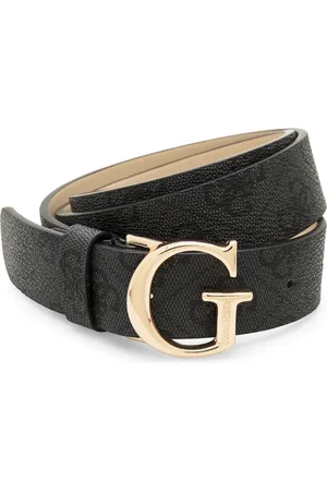 Guess Noelle Logo Adj Pant Belt Belte Black