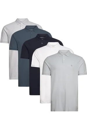 Abercrombie & Fitch Anf Mens Knits Tops Polos Short-sleeved Blue
