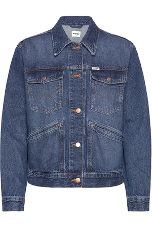 Wrangler Regular Heritage Jacket Dongerijakke Denimjakke Blue