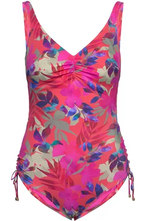 Fantasie Playa Del Carmen Uw V-Neck Swimsuit With Adjustable Leg Badedrakt Badetøy Pink