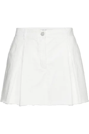 Replay Shorts Trouser-Skirt Bottoms Shorts Casual Shorts White