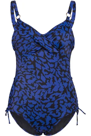 Fantasie Hope Bay Uw Twist Front Swimsuit With Adjustable Leg Badedrakt Badetøy Blue