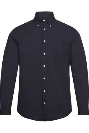 SIR of Sweden Jerry Shirt Tops Shirts Casual Navy