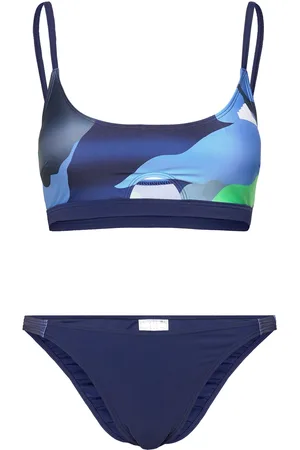 adidas Ce Camo Bik Set Sport Bikinis Bikini Sets Blue