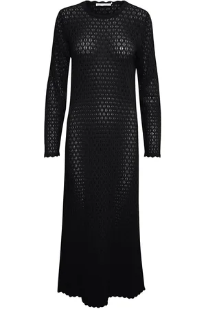 Karen by Simonsen Naomikb Dress Maxikjole Festkjole Black