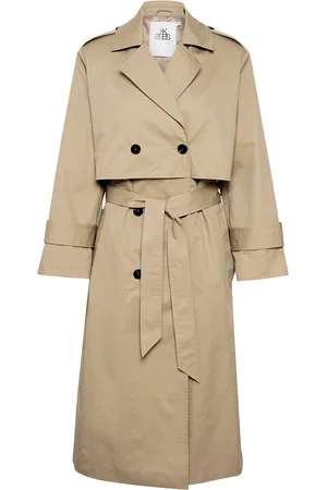 Karen by Simonsen Marikb Coat Trench Coat Kåpe Beige