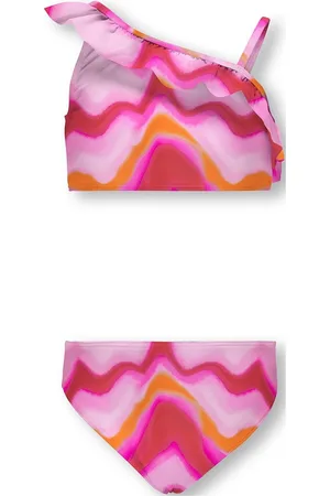 ONLY Koglaura Shoulder Bikini Set Acc Bikini Pink