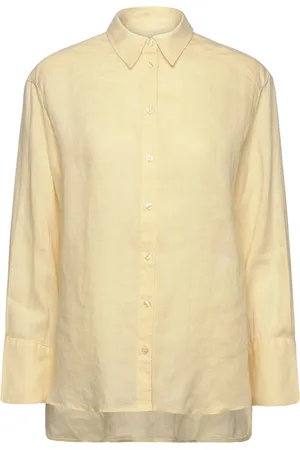 Twist & tango Alexandria Shirt Tops Shirts Linen Shirts Yellow