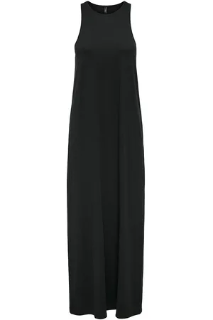 ONLY Onlmay Life S/L Long Dress Box Jrs Maxikjole Festkjole Black