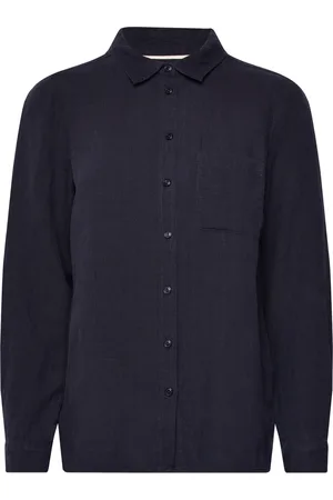 Part Two Kivaspw Sh Tops Shirts Long-sleeved Navy