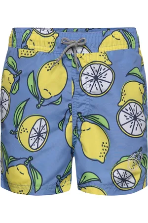 JACK & JONES Jpstfiji Jjswim Aop Ss24 Ly Jnr Badeshorts Blue Jack & J S