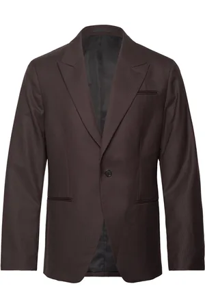 AllSaints Thorpe Blazer Suits & Blazers Blazers Single Breasted Blazers Brown