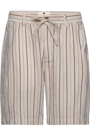 Anerkjendt Aklt Jan Structure Ela Shorts Bottoms Shorts Casual Beige