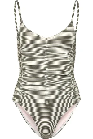 Beck Söndergaard Fendra Gathered Bea Swimsuit Badedrakt Badetøy Green