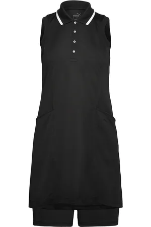 PUMA W Everyday Pique Dress Sport Short Dress Black