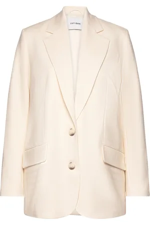 Ivy & Oak Juna Blazers Single Breasted Blazers Cream