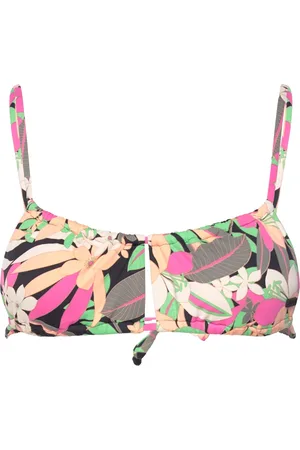 Roxy Pt Beach Classics Adj Bralette Sport Bikinis Bikini Tops Bandeau Bikinitops Multi/patterned