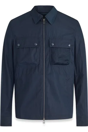 Belstaff Outline Overshirt Dark Ink Tops Overshirts Navy