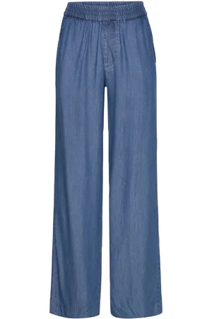 mbyM Phillipa-M Bottoms Trousers Wide Leg Blue