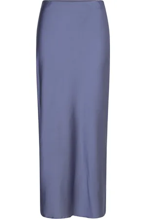 Bruuns Bazaar Acaciabbjoanelle Skirt Knelangt Skjørt Blue