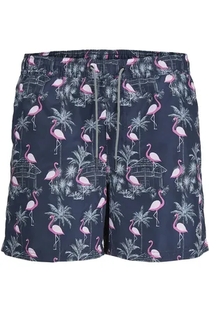 JACK & JONES Jpstfiji Jjswim Aop Ss24 Ly Sn Badeshorts Navy Jack & J S