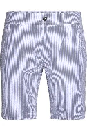 Bruun & Stengade Bs Bertil Regular Fit Shorts Bottoms Shorts Casual Blue