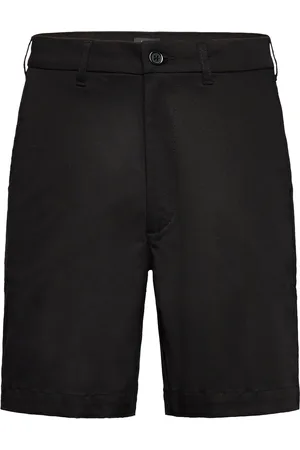 Mads Norgaard Cotton Twill Stretch Elias Shorts Bottoms Shorts Chinos Shorts Black