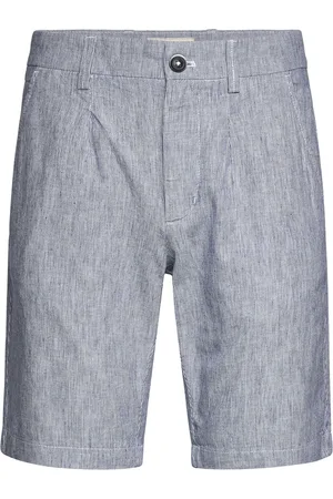 Bruun & Stengade Bs Buris Regular Fit Shorts Bottoms Shorts Casual Blue