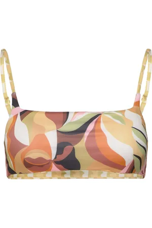 Billabong Return To Paradise Rev Zoe Sport Bikinis Bikini Tops Bandeau Bikinitops Multi/patterned