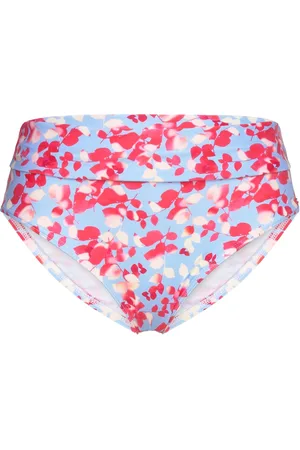 Abecita Sicily Folded Bikini Briefs Swimwear Bikinis Bikini Bottoms Bikini Briefs Blue