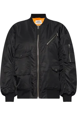 Mads Norgaard Flight Twill Tommy Jacket Bomberjakke Black