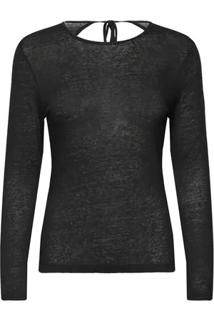 Samsøe Samsøe Sami Ls T-Shirt 15202 Tops T-shirts & Tops Long-sleeved Black