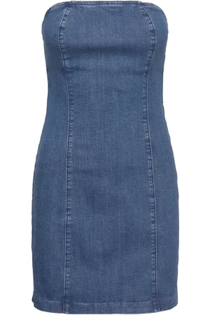 Ivy Copenhagen Ivy-Chelsea Tupe Denim Dress Kort Kjole Blue