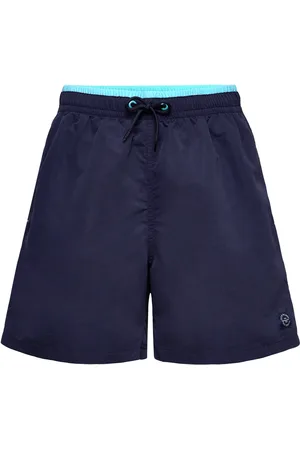 MANGO Basic Drawstring Swimsuit Badeshorts Navy