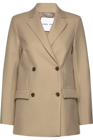 Samsøe Samsøe Safalcon Jacket 15201 Blazers Double Breasted Blazers Beige