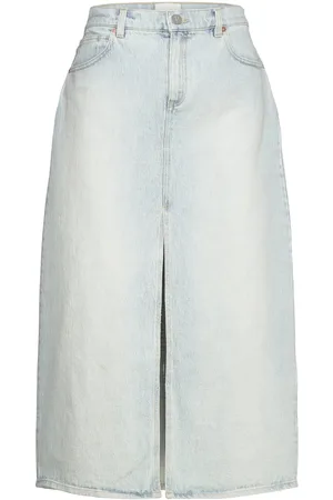 ABrand 99 Maxi Skirt Sura Knelangt Skjørt Blue