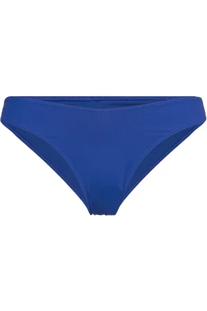 Lindex Swim Brief Brazilian Naomi Rib Swimwear Bikinis Bikini Bottoms Bikini Briefs Blue