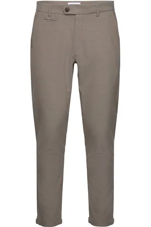 Les Deux Como Twill Suit Pants Bottoms Trousers Casual Beige