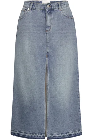 ABrand 99 Maxi Skirt Lula Langt Skjørt Blue