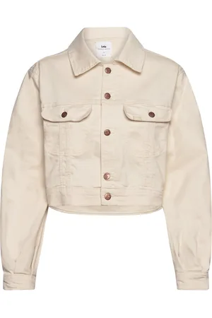 Lois Plaza Megalia Crudo Dongerijakke Denimjakke Cream