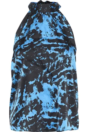 Gestuz Blakeygz Top Tops Blouses Sleeveless Blue