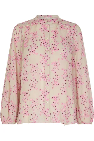 Second Female Ciloa Shirt Tops Blouses Long-sleeved Pink
