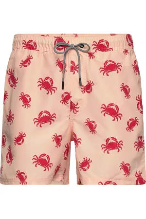 JACK & JONES Jpstfiji Jjswim Aop Ss24 Ly Sn Badeshorts Beige Jack & J S