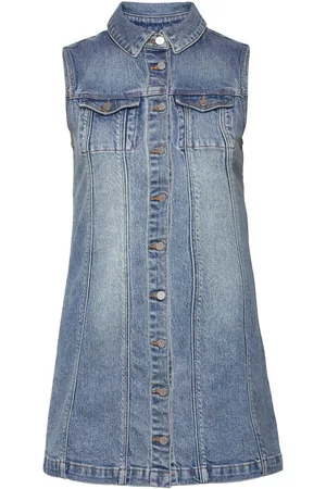 ABrand Button Up Dress Lula Rcy Kort Kjole Blue