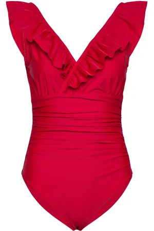 Crās Agnescras Swimsuit Badedrakt Badetøy Red