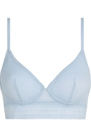 Tommy Hilfiger Unlined Triangle Lingerie Bras & Tops Soft Bras Non Wired Bras Blue