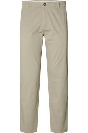 SELECTED Slh175-Slim Bill Pant Flex Noos Bottoms Trousers Chinos Beige