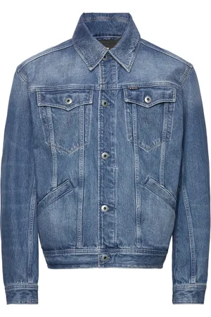 G-Star Flight Combat Jacket Ev Dongerijakke Denimjakke Blue