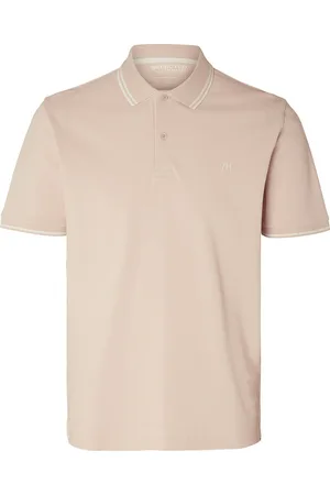 SELECTED Slhdante Sport Ss Polo Tops Polos Short-sleeved Pink