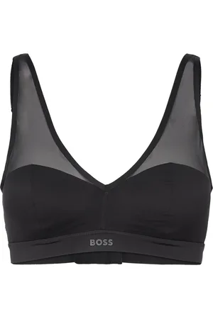 HUGO BOSS Triangle Pad.audrey Lingerie Bras & Tops Soft Bras Tank Top Bras Black